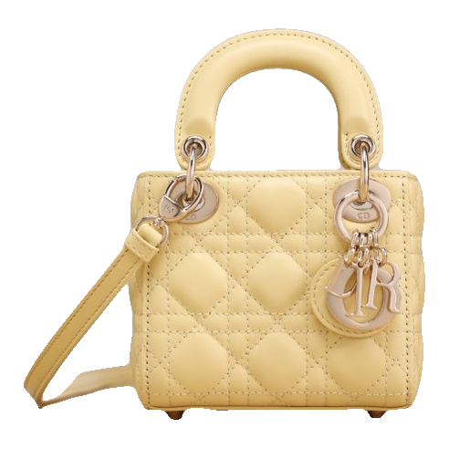 Micro bag in butter yellow
