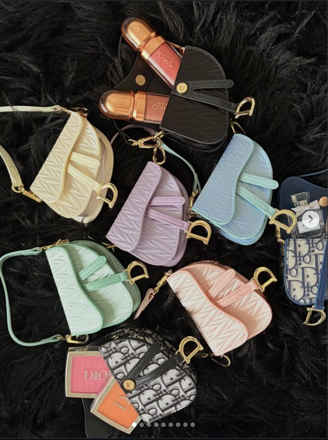 Instagram post — pastel mini bags